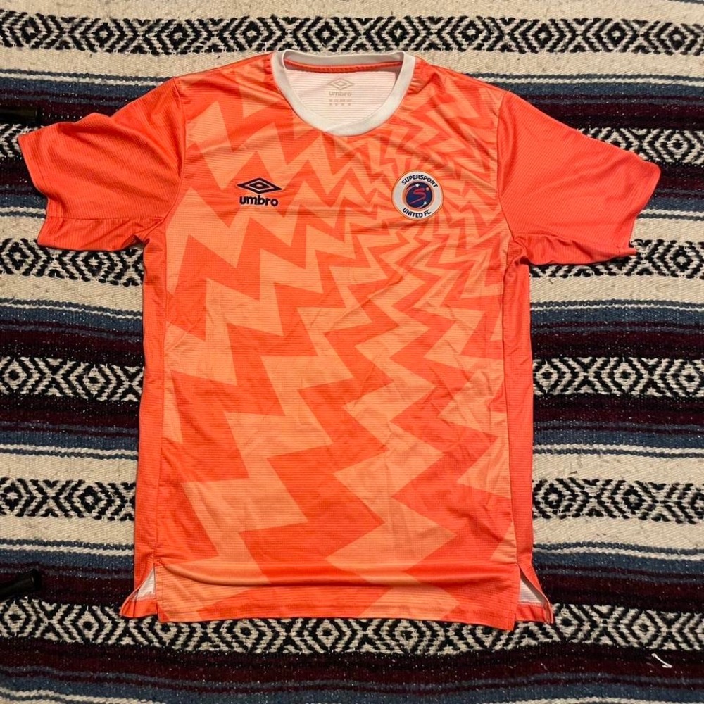 2022/23 Umbro‎ Supersport United FC South Africa ribbed soccer jersey tshirt M